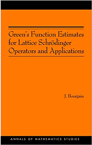 Green's Function Estimates for Lattice Schr�dinger Operators and Applications. (AM-158)