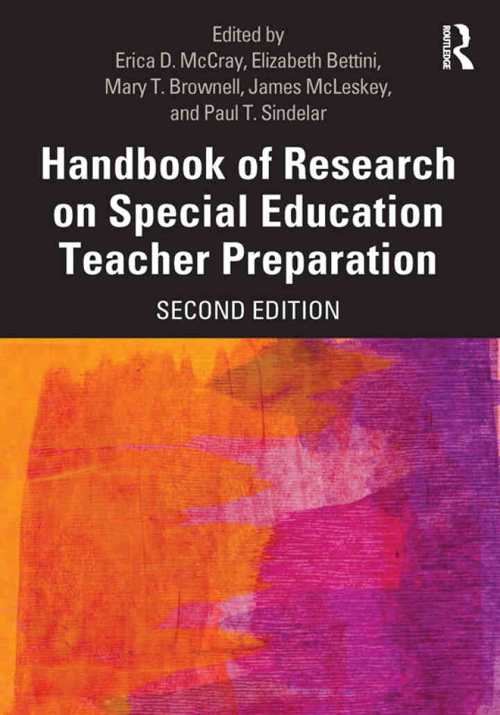 Handbook of Research on Special Education Teacher Preparation, 2nd Edition