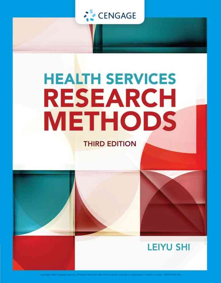 Health Services Research Methods 3rd Edition