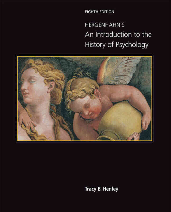 Hergenhahn's An Introduction to the History of Psychology 8th Edition