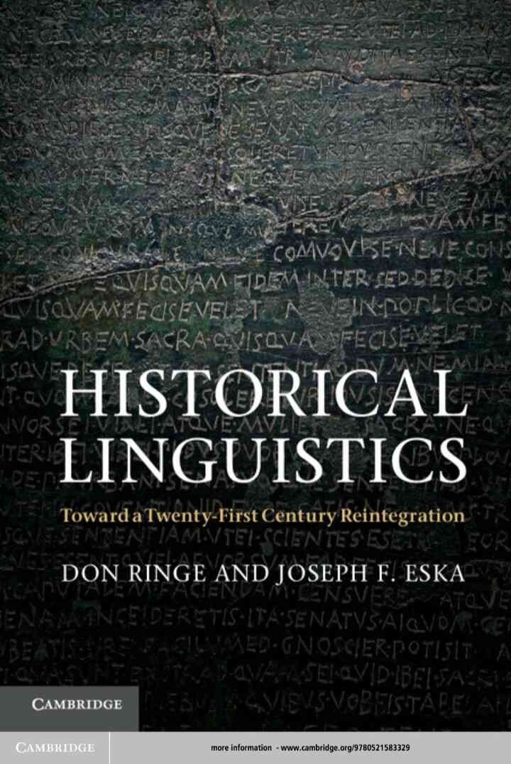 Historical Linguistics: Toward a Twenty-First Century Reintegration