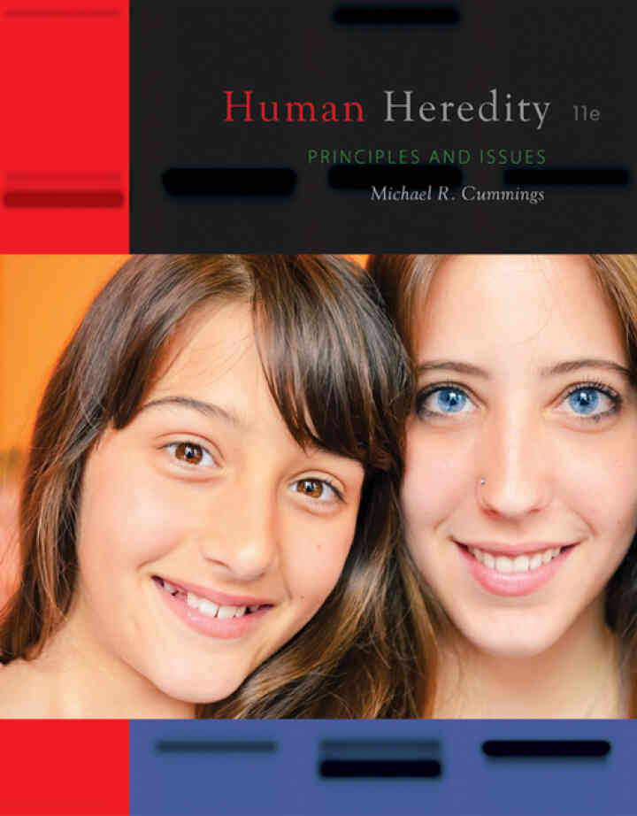 Human Heredity: Principles and Issues 11th Edition