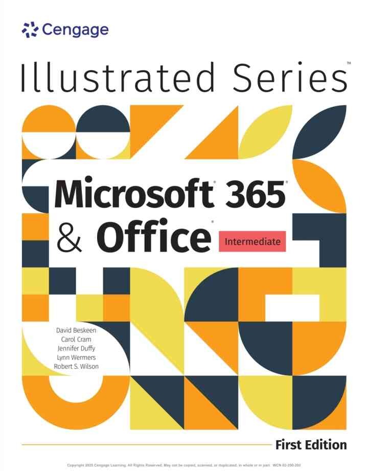 Illustrated Microsoft® 365® & Office® Intermediate, 1st Edition