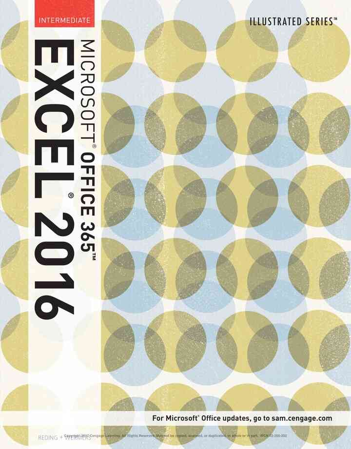 Illustrated Microsoft? Office 365 & Excel 2016 1st Edition