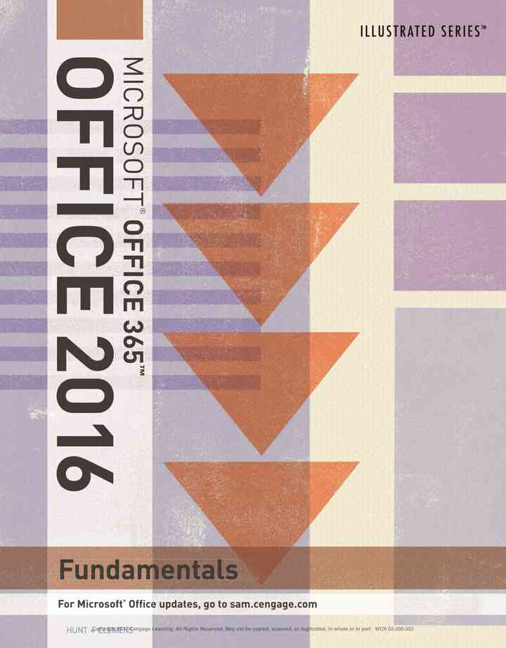 Illustrated Microsoft? Office 365 & Office 2016: Fundamentals 1st Edition