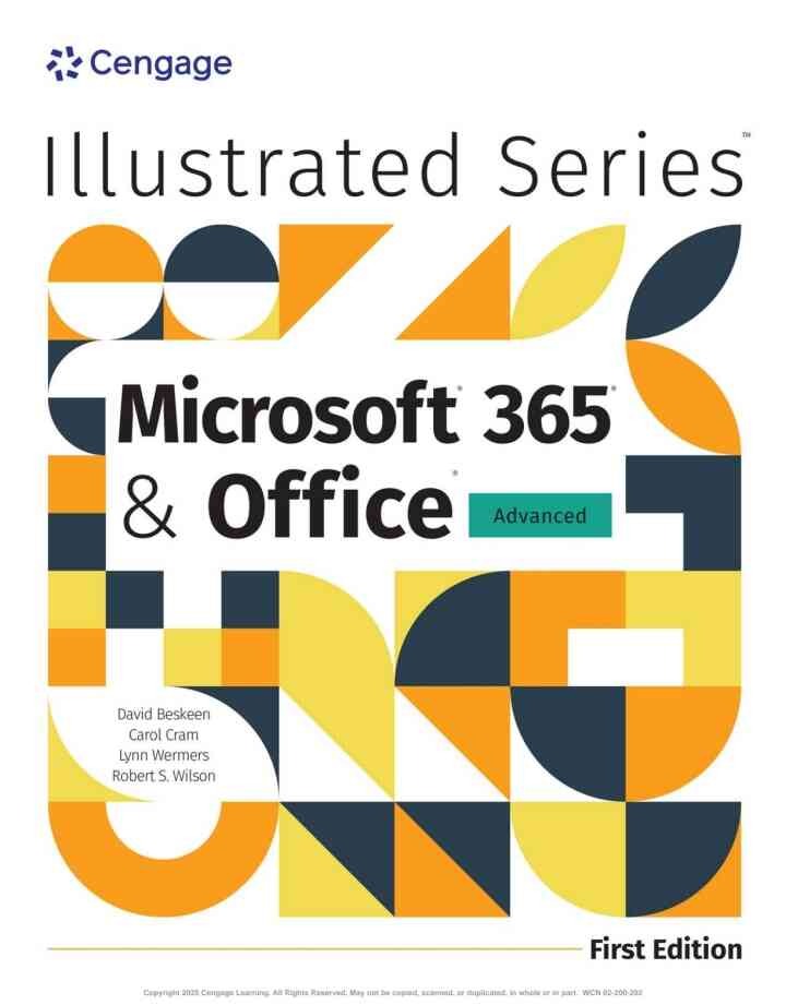 Illustrated Series Collection, Microsoft Office 365 & Excel Comprehensive, 1st Edition