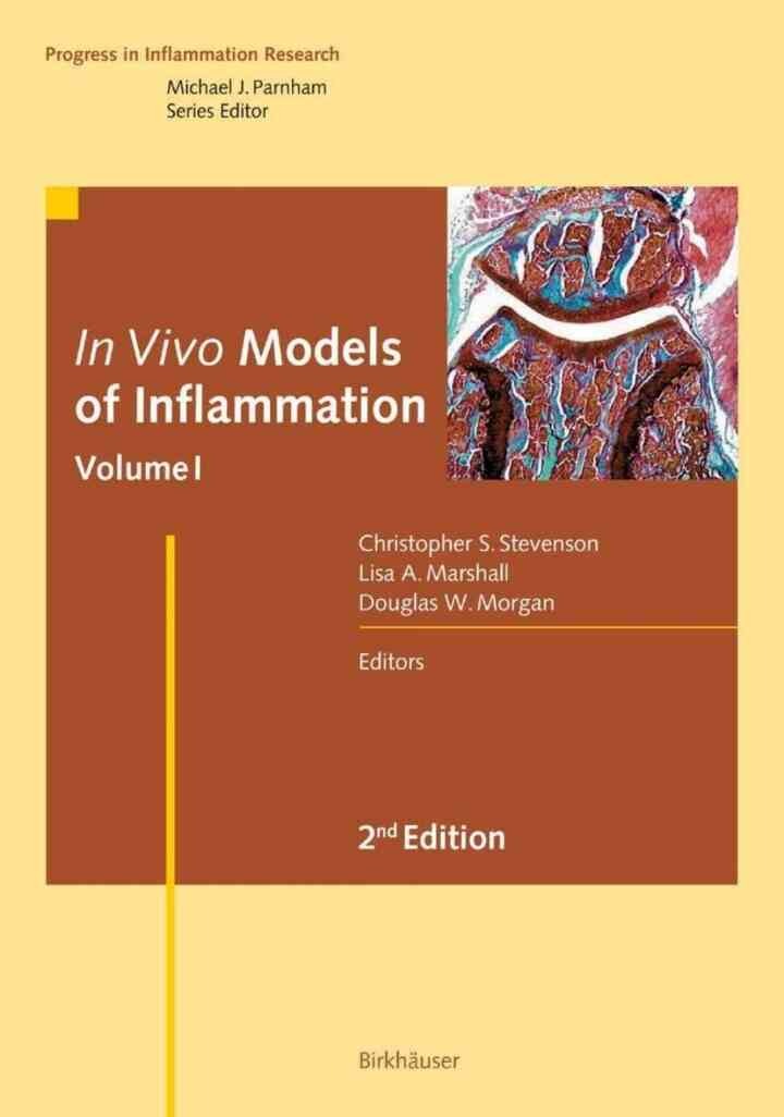 In Vivo Models of Inflammation: Volume 1, 2nd Edition