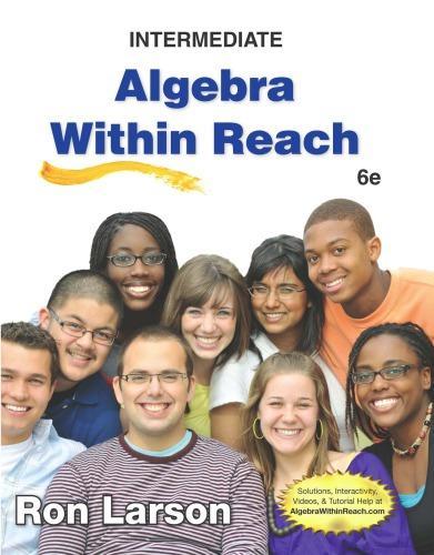 Intermediate Algebra Within Reach 6th Edition