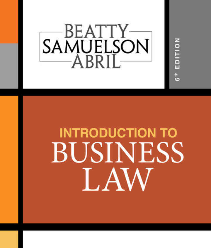 Introduction to Business Law 6th Edition