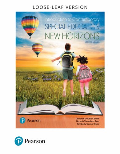 Introduction to Contemporary Special Education: New Horizons