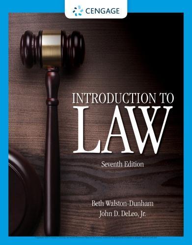 Introduction To Law 7Th Edition