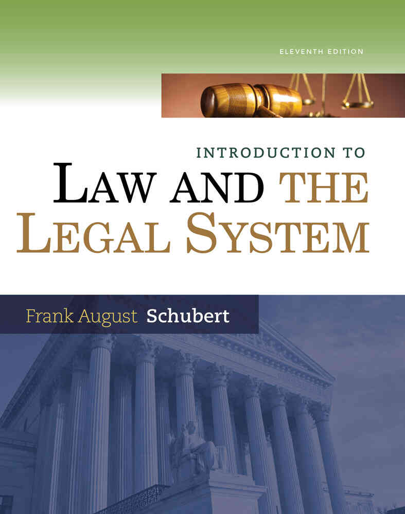 Introduction to Law and the Legal System 11th Edition