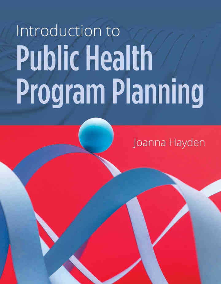 Introduction to Public Health Program Planning