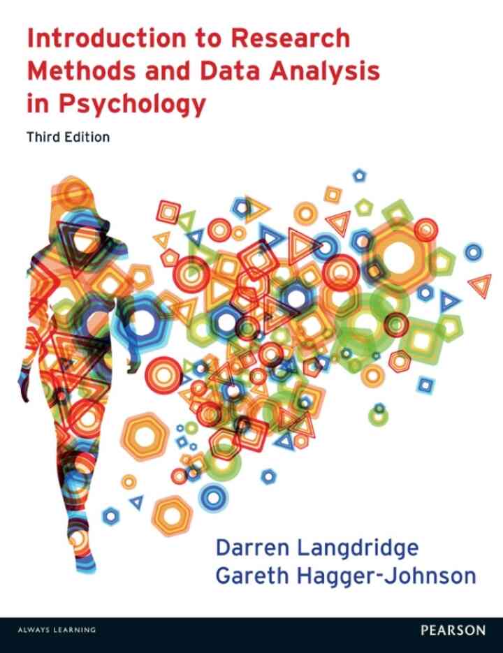 Introduction to Research Methods and Data Analysis in Psychology 3rd Edition