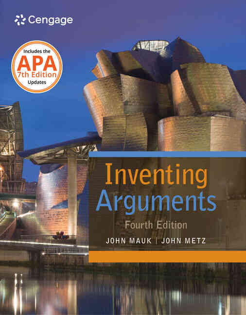 Inventing Arguments 2016 MLA Update 4th Edition