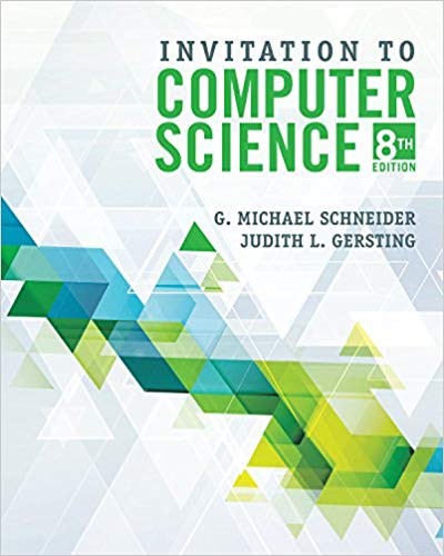 Invitation to Computer Science 8th Edition