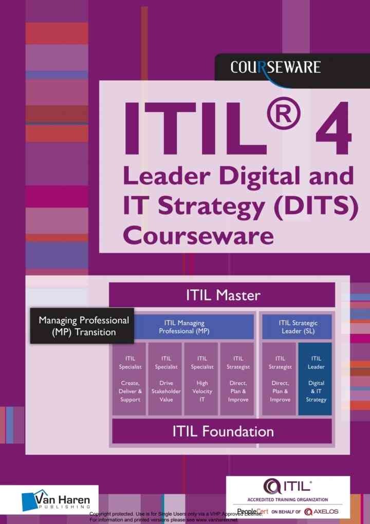 ITIL® 4 Leader Digital and IT Strategy (DITS), 2nd Edition