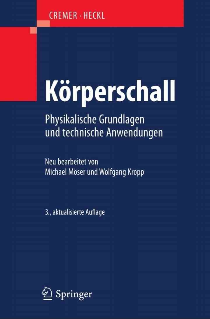 Körperschall: Physikalische Grundlagen und technische Anwendungen