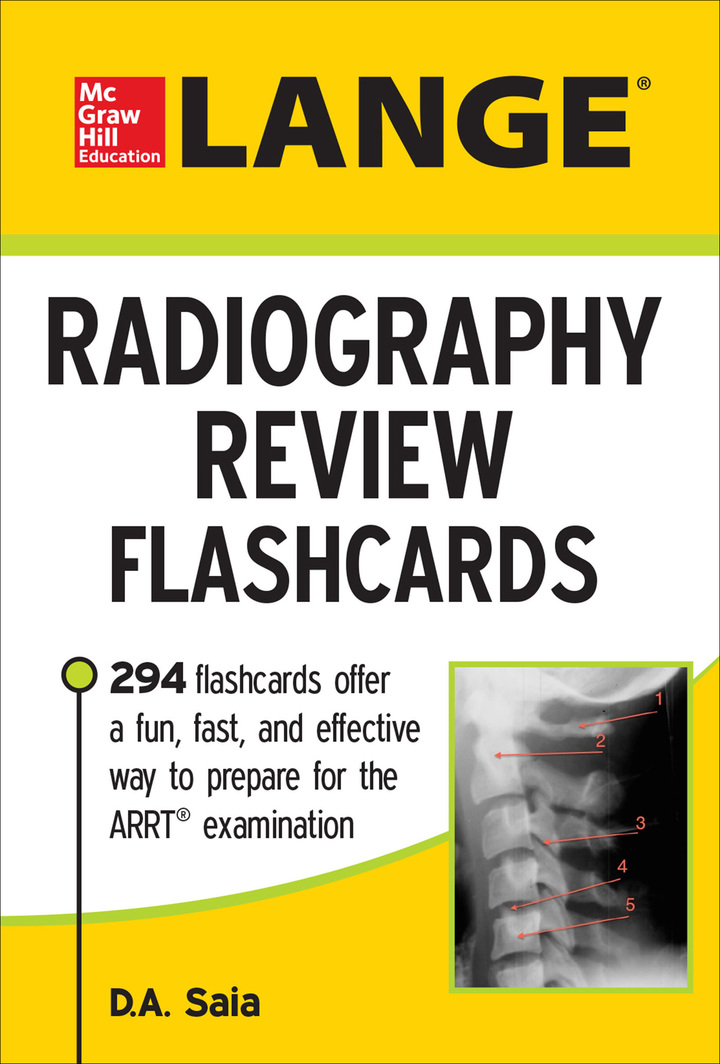 LANGE Radiography Review Flashcards 1st Edition