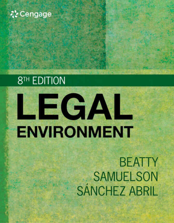 Legal Environment 8th Edition