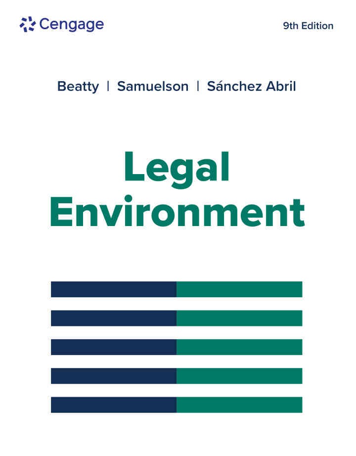 Legal Environment, 9th Edition