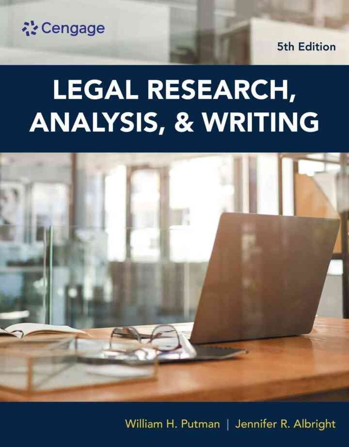 Legal Research Analysis and Writing 5th Edition