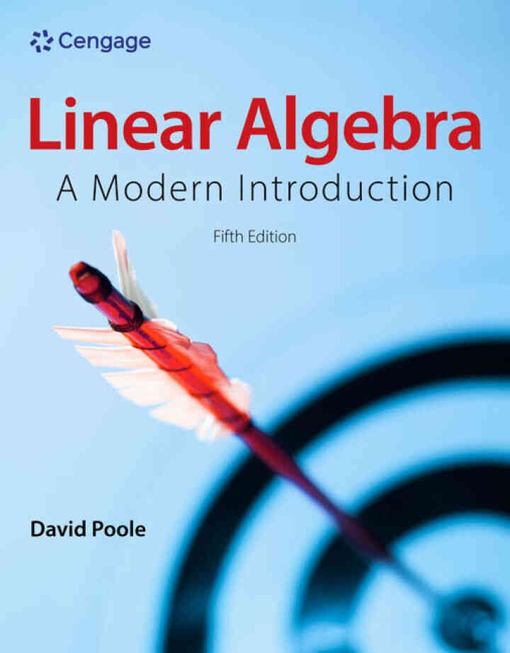 Linear Algebra: A Modern Introduction, 5th Edition