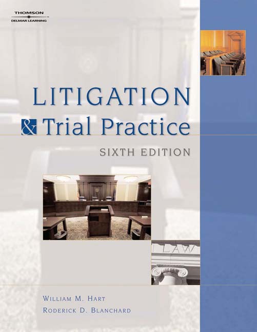 Litigation and Trial Practice 6th Edition