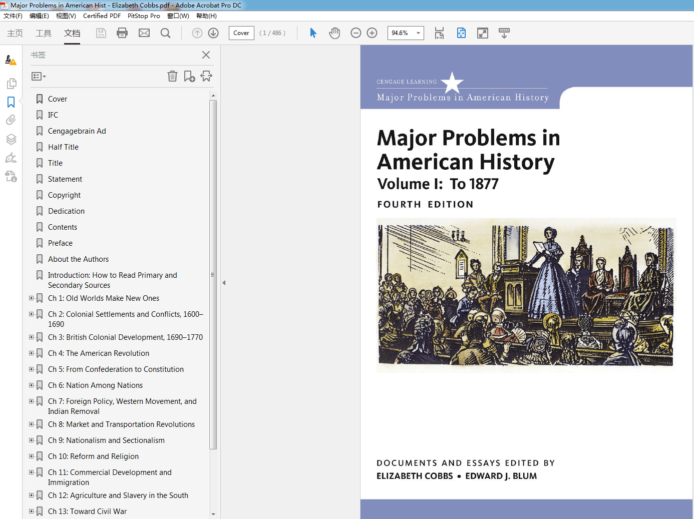 Major Problems in American History, Volume I: 1 4th Edition