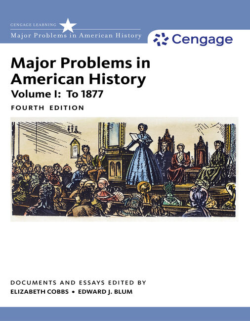 Major Problems in American History Volume I 4th Edition