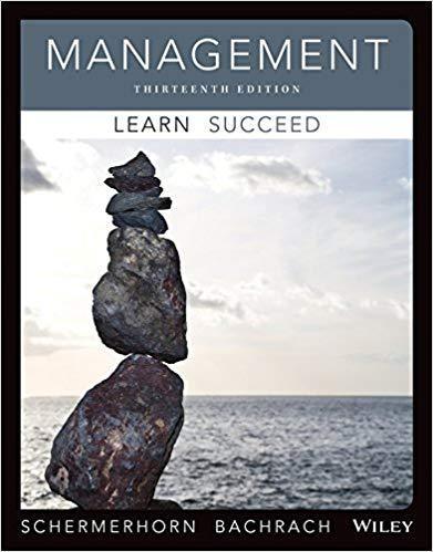 Management 13th Edition by John R. Schermerhorn Jr.