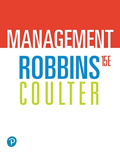 Management 15th Edition by Stephen Robbins