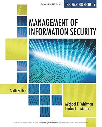 Management of Information Security (6th Edition)