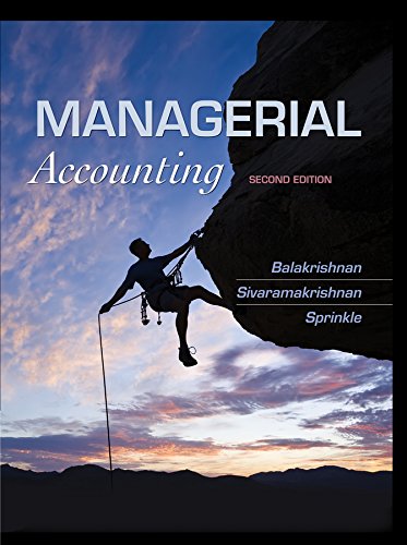 Managerial accounting � 2nd Edition
