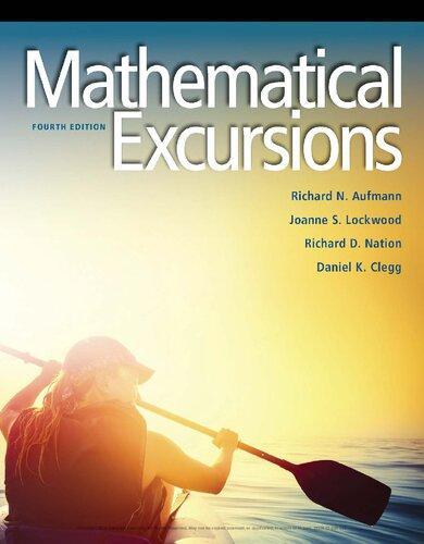 Mathematical Excursions 4th Edition