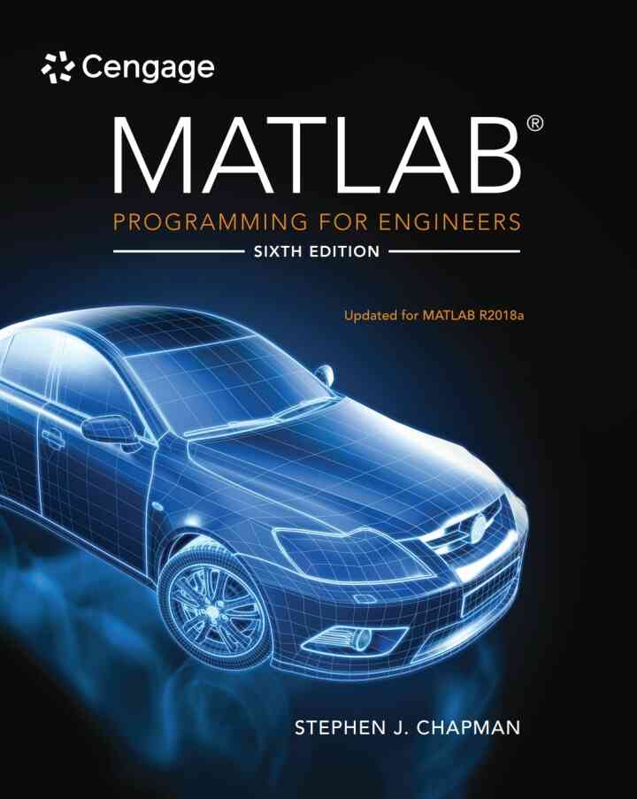 MATLAB Programming for Engineers 6th Edition
