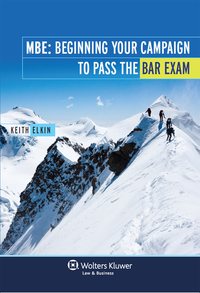MBE: Beginning Your Campaign to Pass the Bar Exam