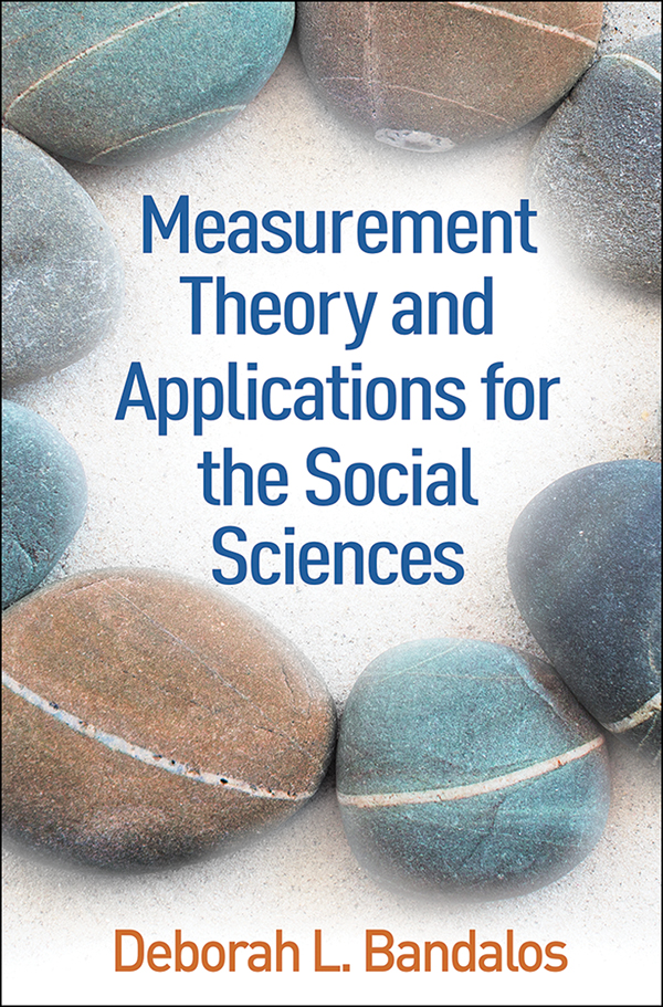 Measurement Theory and Applications for the Social Sciences