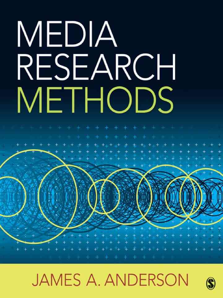 Media Research Methods: Understanding Metric and Interpretive Approaches 1st Edition