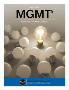 MGMT 9th Edition by Chuck Williams