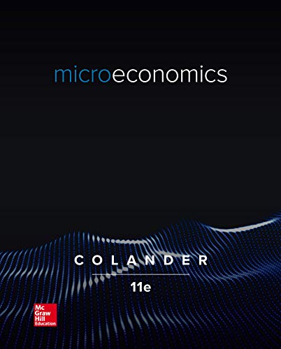 Microeconomics (11th Edition) David Colander