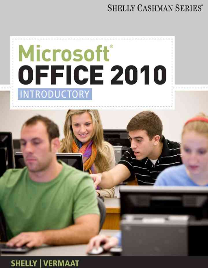 Microsoft Office 2010: Introductory 1st Edition