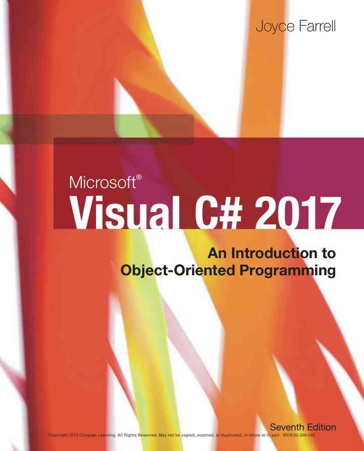 Microsoft Visual C#: An Introduction to Object-Oriented Programming 7th Edition