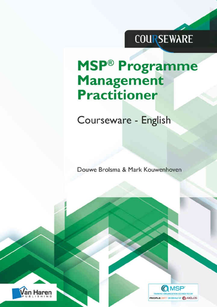 MSP® Programme Management Practitioner – English, 1st Edition