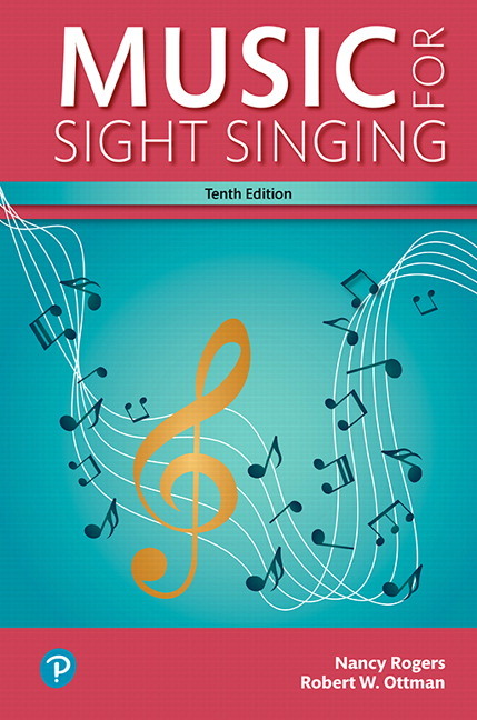 Alternative view of Music for Sight Singing 10th Edition by Nancy Rogers