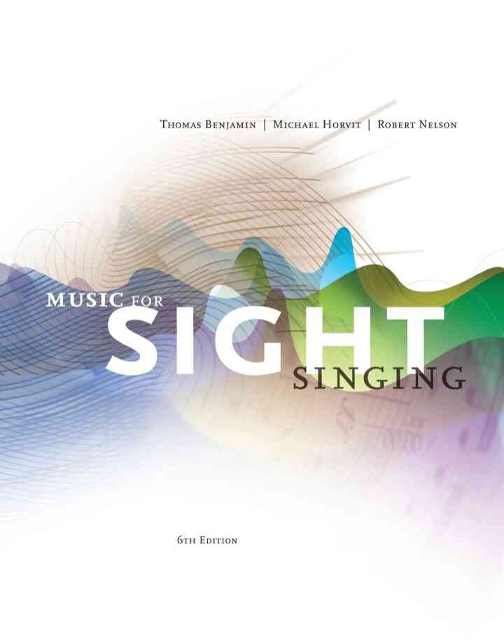 Music for Sight Singing 6th Edition