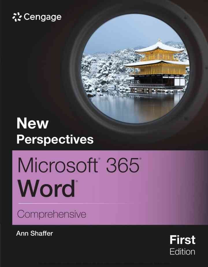 New Perspectives Collection, Microsoft 365 & Word Comprehensive, 1st Edition