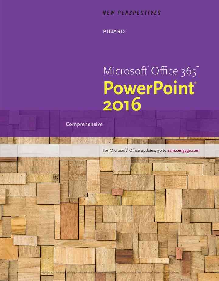 New Perspectives Microsoft?Office 365 & PowerPoint? 2016 1st Edition