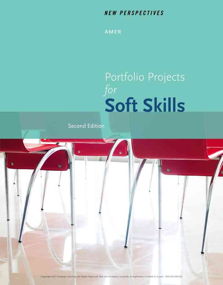 New Perspectives Portfolio Projects for Soft Skills 2nd Edition