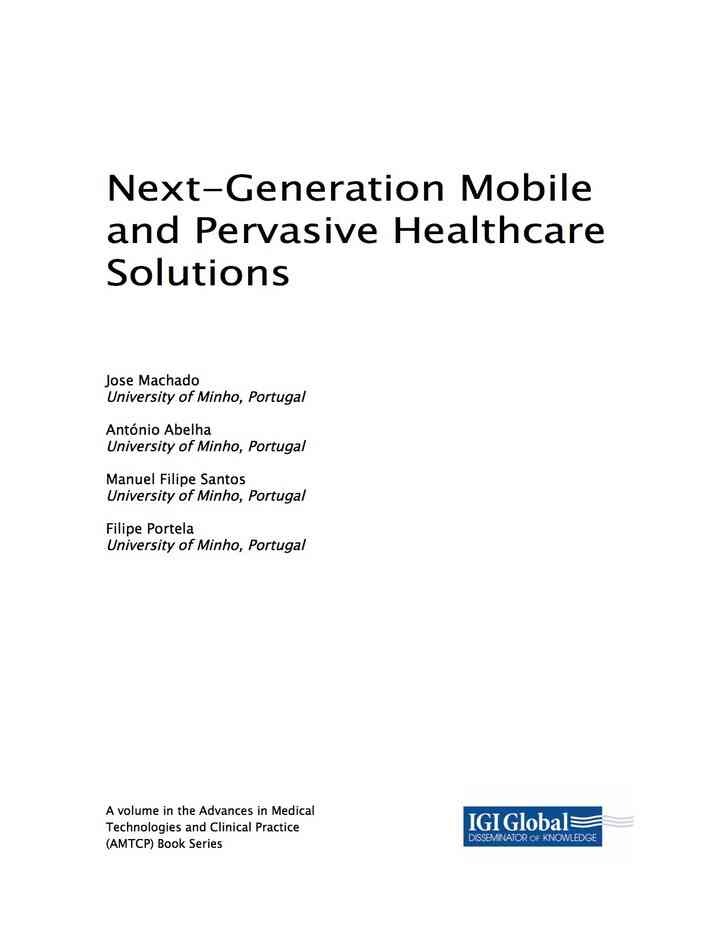 Next-Generation Mobile and Pervasive Healthcare Solutions